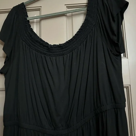 Old Navy Black Midi Dress XXL - Picture 2 of 3
